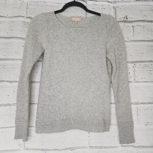Benedetta B Pullover Sweater S Gray Wool Viscose Nylon Cashmere Italy Womens M